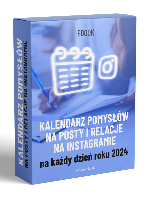 E-book Kalendarz postów na cały rok- E-book